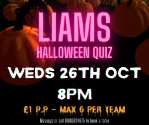 Halloween Pub QUiz with Liam @ Lollards Pit