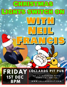 Christmas Lights Switch on with Neil Francis @ Lollards Pit